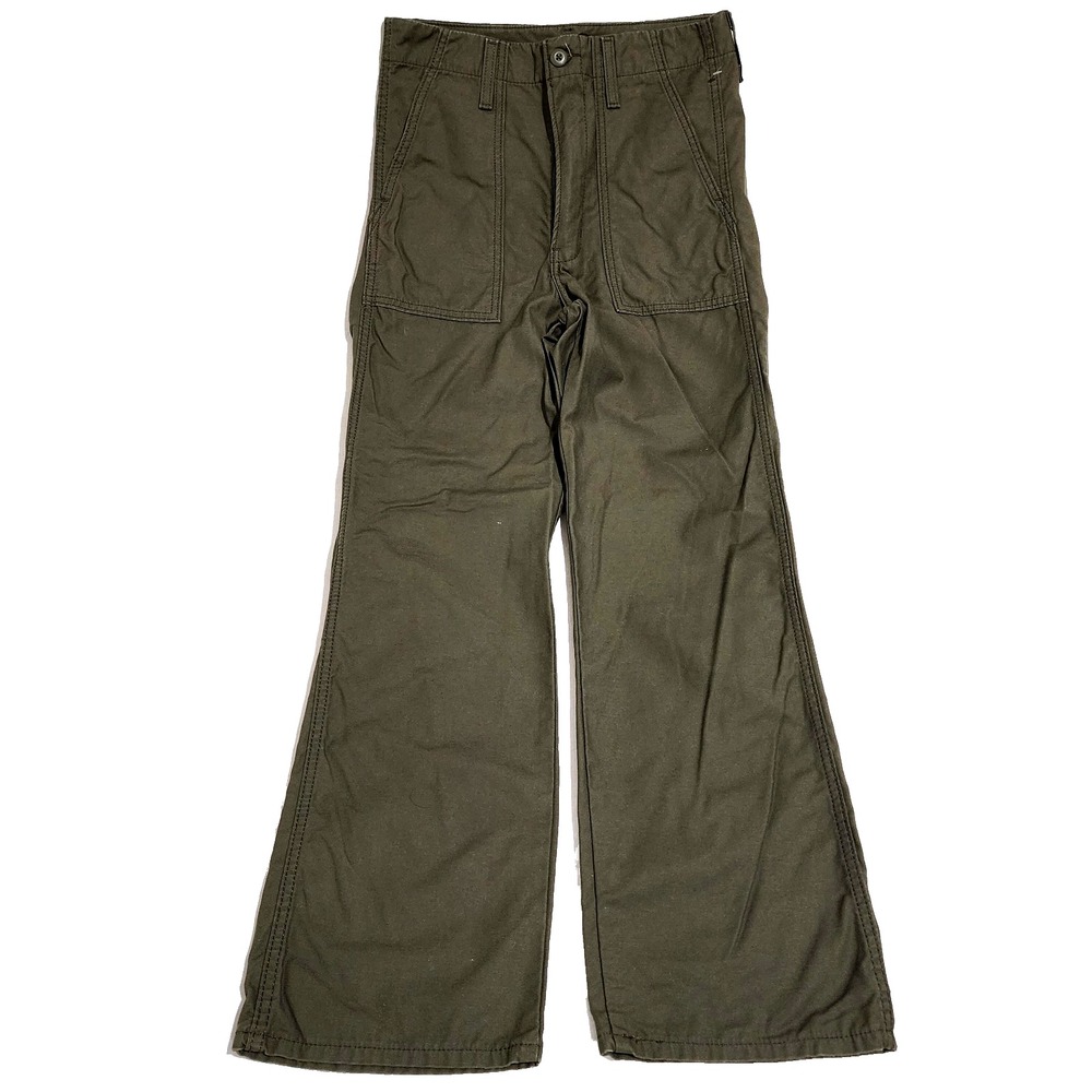 Levis Pants Womens 28 Ribcage Straight Baggy Flare Bootcut Gorpcore Army Y2K